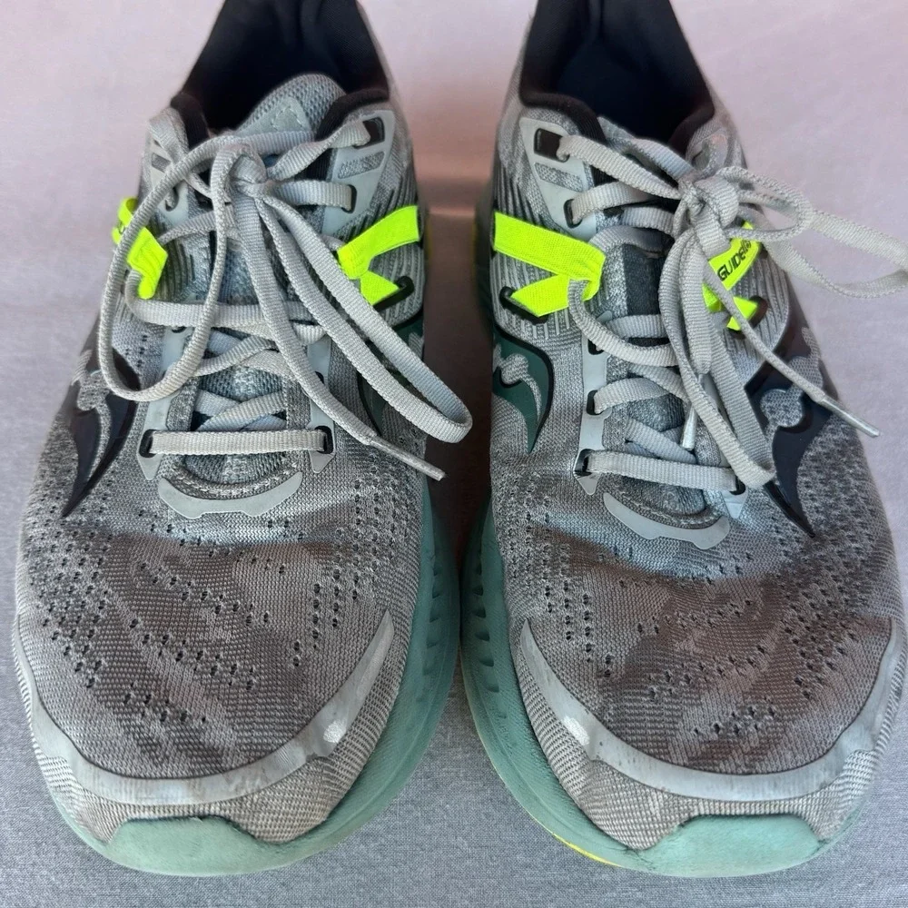 Size‎ 10.5 - Saucony Mens Guide 16 S20810-15 Gray Running Shoes Sneakers